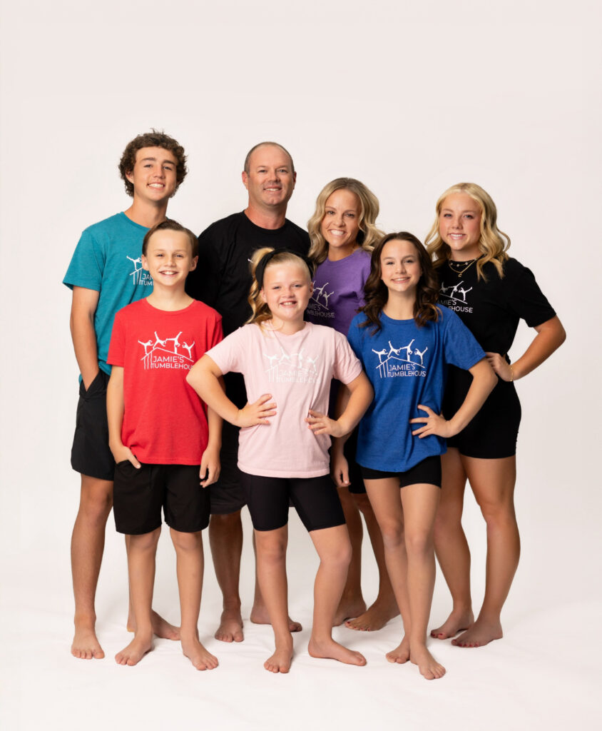 Jamies Tumble House Family Picture